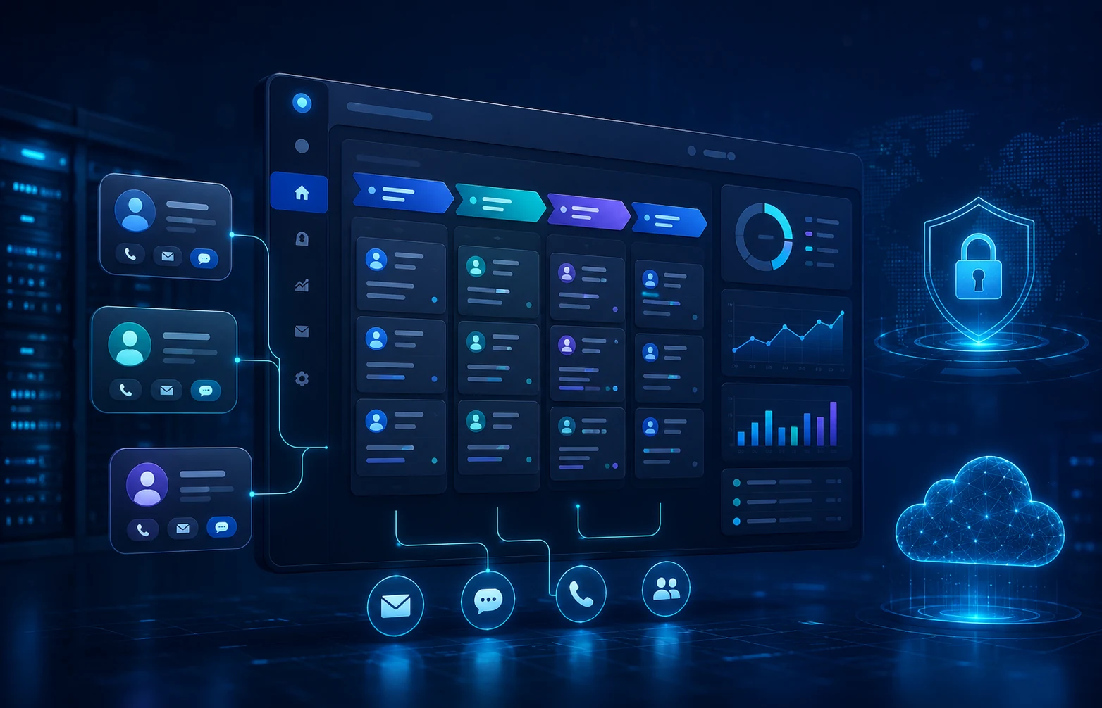 نظام CRM لإدارة العملاء والمبيعات